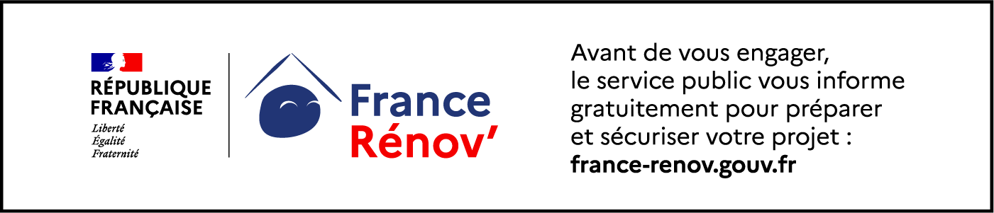 Bandeau France Rénov', service public de la rénovation de l'habitat : france-renov.gouv.fr
